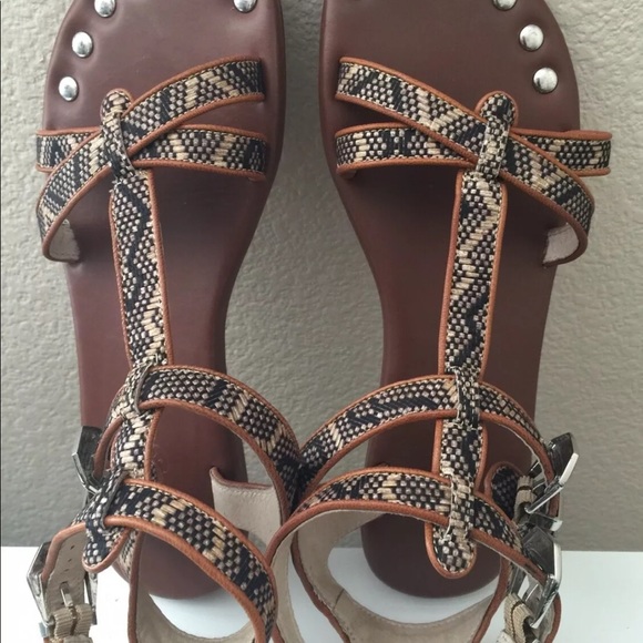 Pre-Owned Matt Bernson Gladiator Sandals 9M - Picture 2 of 9